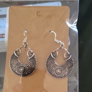 Elegant Silver Hoop Earrings